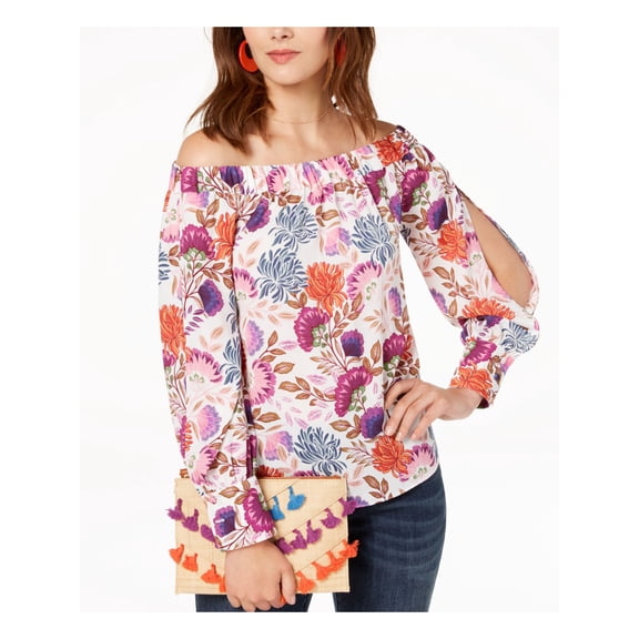 INC International Concepts Womens Off The Shoulder Top;S