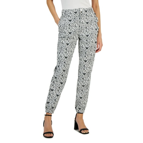 INC International Concepts Womens Printed High Rise Pants Franki Floral 16