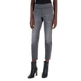 thumbnail image 1 of INC International Concepts Womens Pull On Straight Leg Jeans Grey 12, 1 of 1