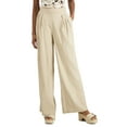 thumbnail image 1 of INC International Concepts Womens Pull On Wide Leg Pants Toasted Twine 8, 1 of 1