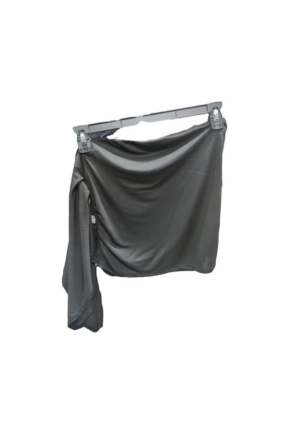 Womens Ruched Asymmetrical Top