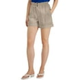 thumbnail image 1 of INC International Concepts Womens Twill Shorts Toasted Twine 0, 1 of 1