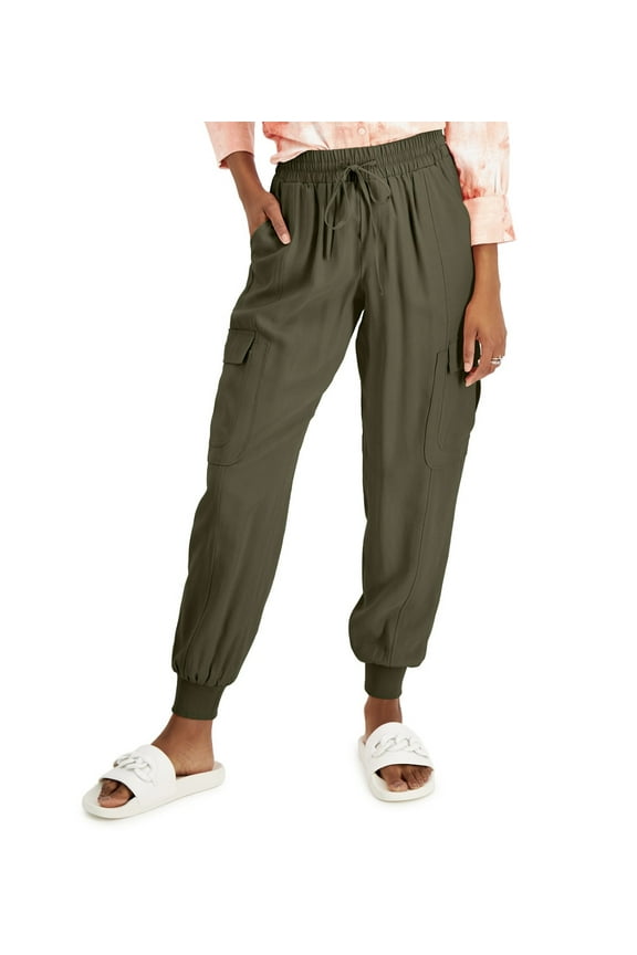 Womens Utility Jogger Pants Burnt Olive M