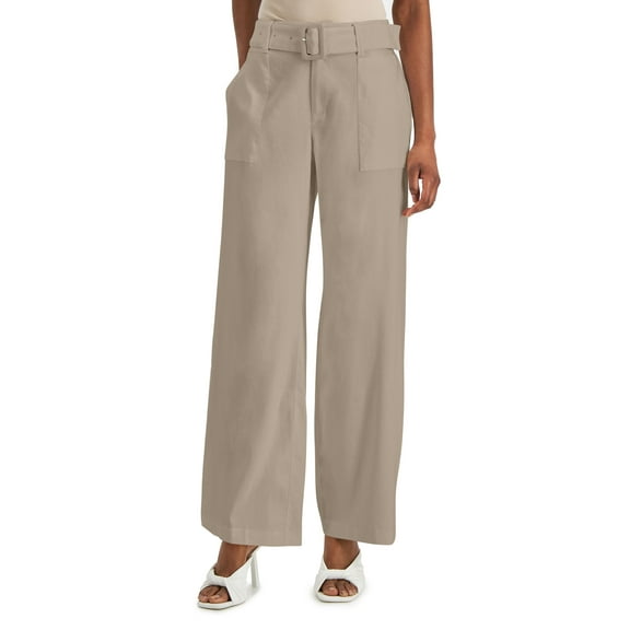 INC International Concepts Womens Utility Wide Leg Pants Toasted Twine 10