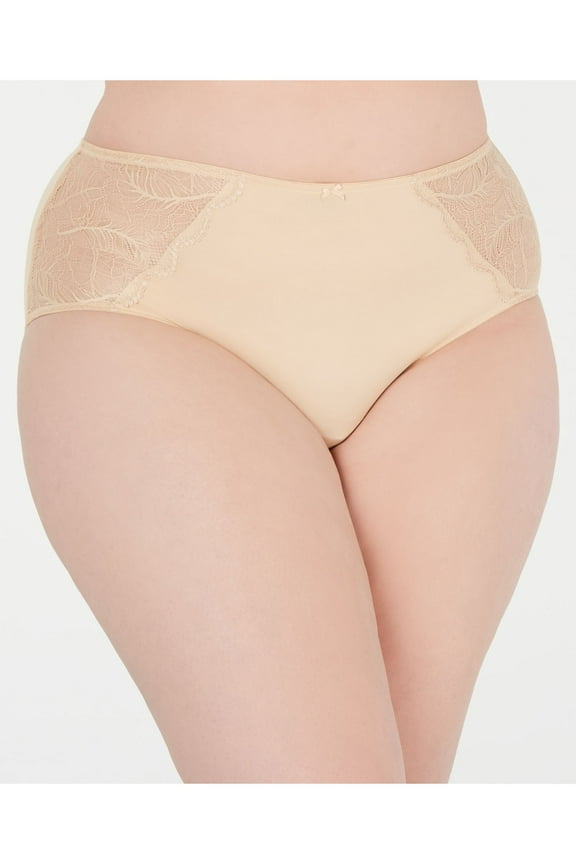 Intimates Beige Hipster Underwear Plus 2X