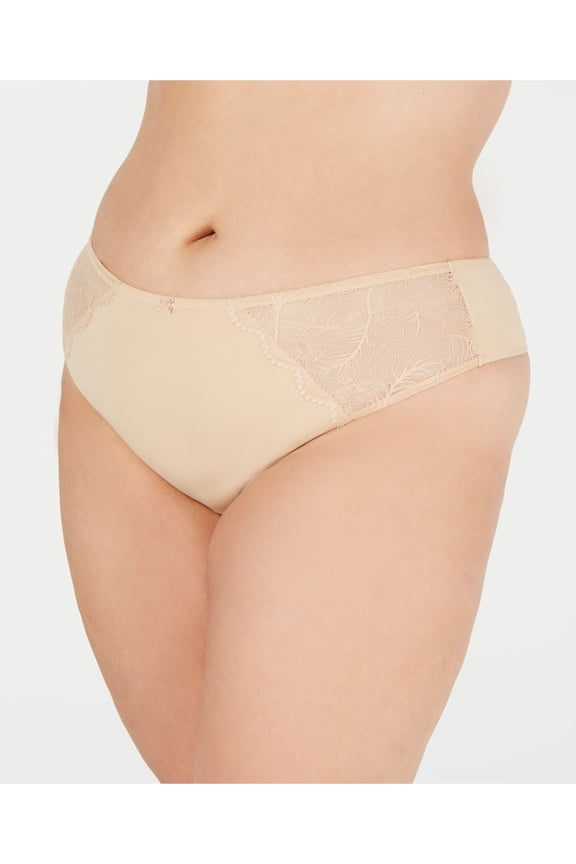 Intimates Beige Thong Underwear Plus 2X