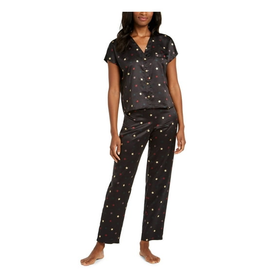 INC Intimates Black Sleepwear Shirt Size: XXL