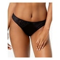 thumbnail image 1 of INC Intimates Black Solid Everyday Thong Size: M, 1 of 3