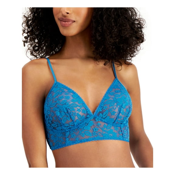 INC Intimates Blue Floral Bralette Bra XXL