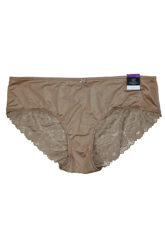 Intimates Brown Solid Everyday Hipster Size: XXL