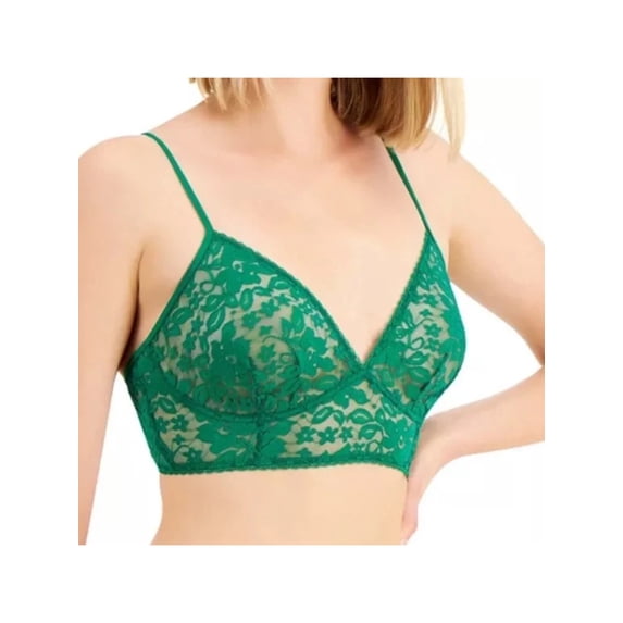 INC Intimates Green Floral Bralette Bra XXL