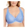 thumbnail image 1 of INC Intimates Light Blue Lace Solid Hook & Eye Everyday Bralette Plus Size: XL, 1 of 5