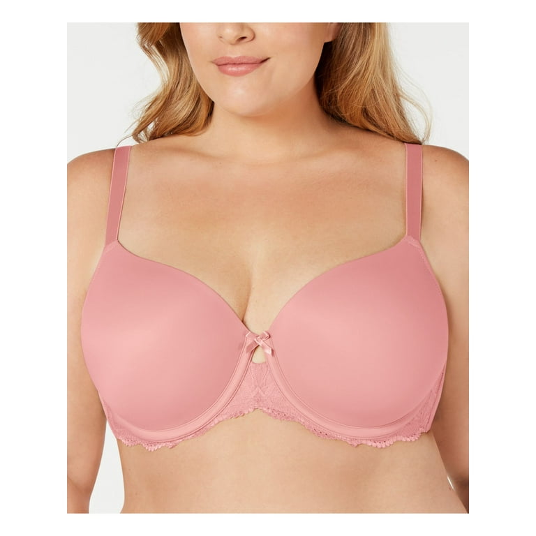 INC Intimates Pink balconette Solid Everyday Underwire Bra Size: 40D 