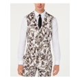 thumbnail image 1 of INC Mens Beige Floral Vest Jacket 3XL, 1 of 4