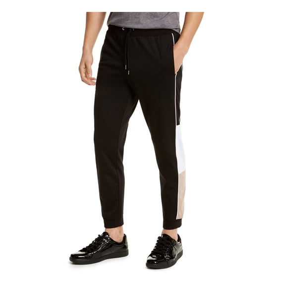 INC Mens Black Color Block Pants XXL