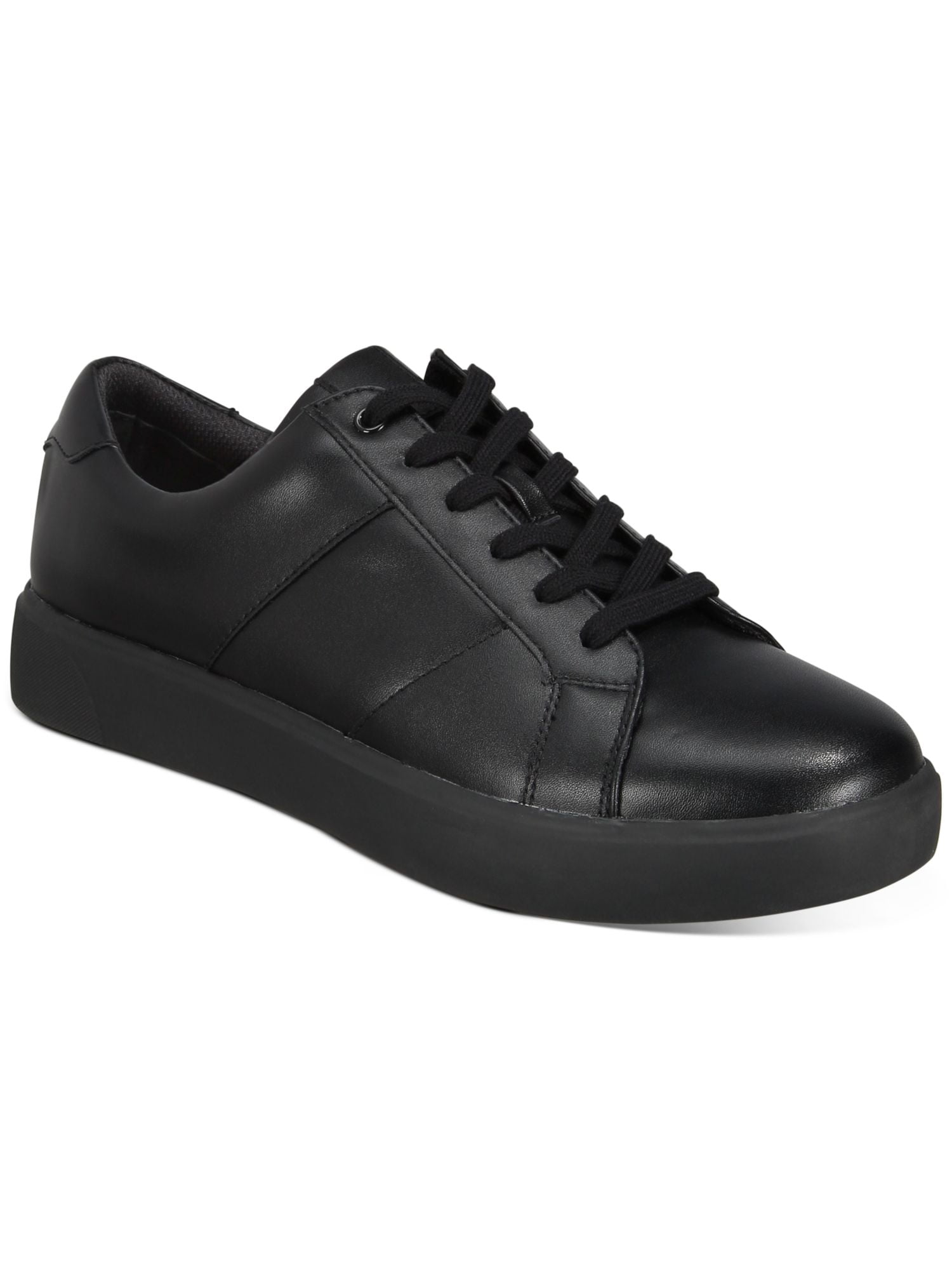 INC Mens Black Comfort Ezra Round Toe Platform Lace-Up Sneakers Shoes ...