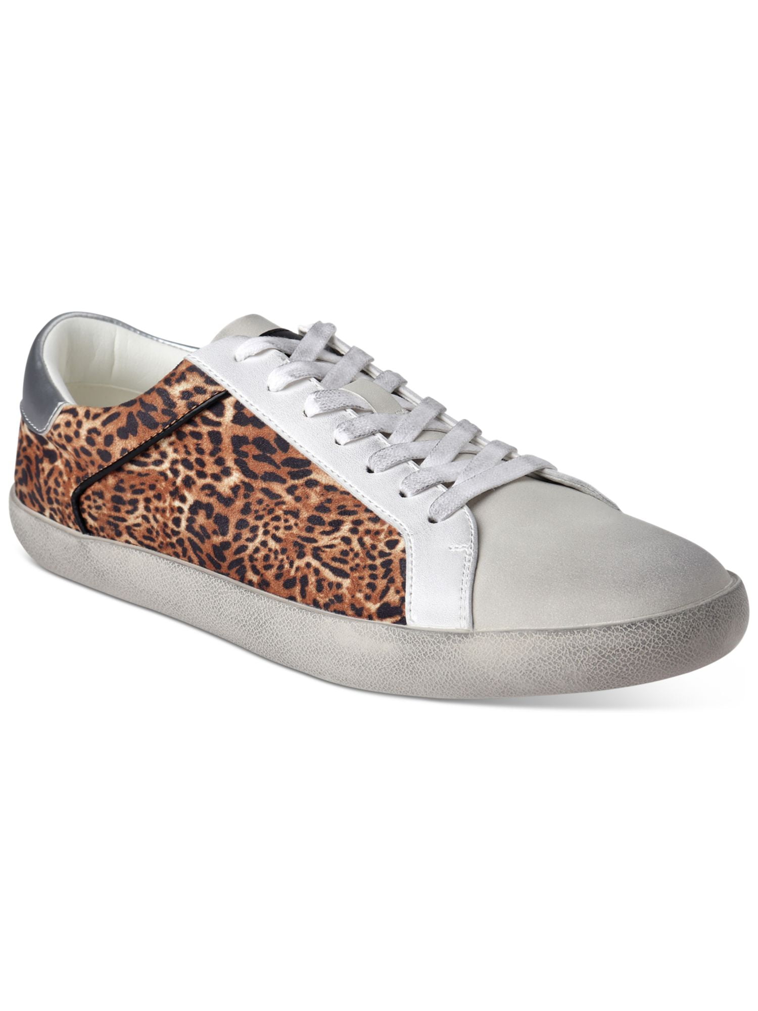 INC Mens White Leopard Print Distressed Damon Toe Platform  display picture 3