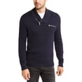 thumbnail image 1 of INC Mens Cotton Ribbed Shawl-Collar Sweater, 1 of 2