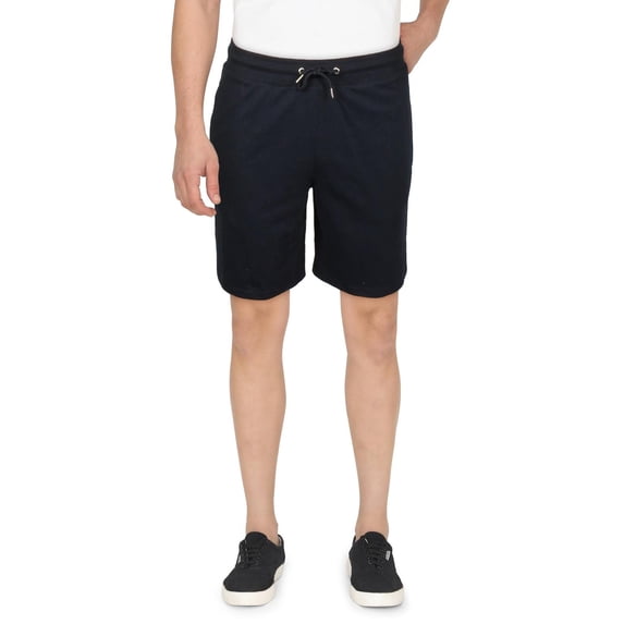INC International Concepts Mens Regular Fit Solid French Terry 8 Shorts French Basic Navy 2XL