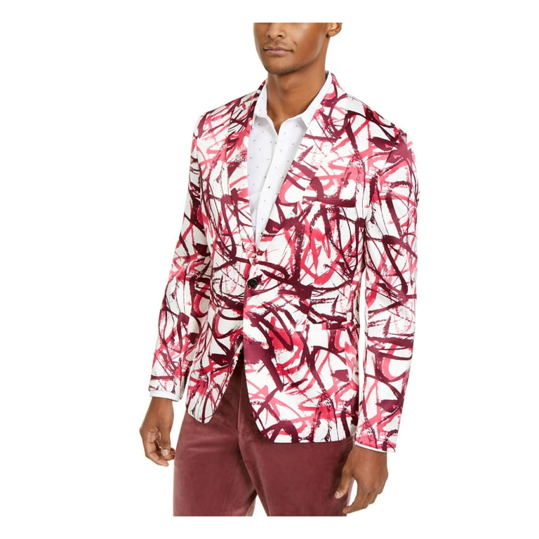 Patterned top blazer men