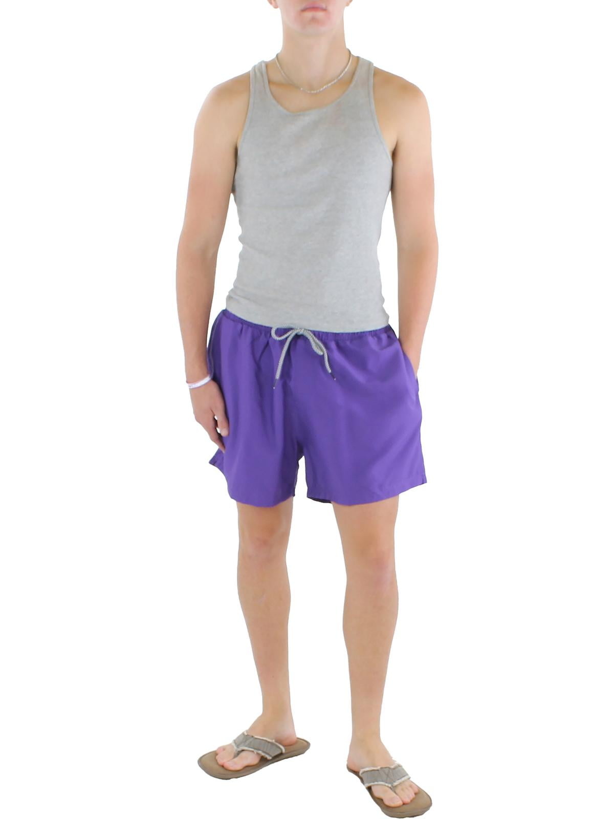 INC Mens Quick Dry 5" Inseam Swim Trunks
