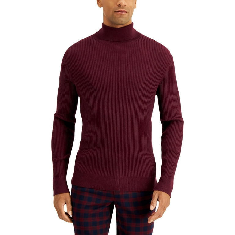 Inc men's top ribbed turtleneck sweater
