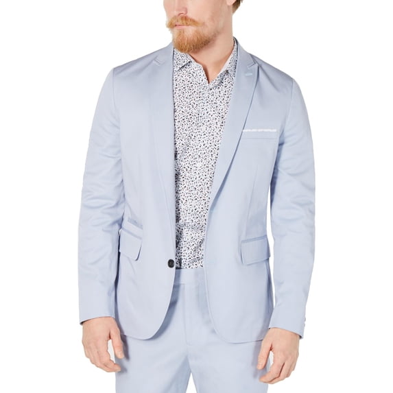 INC Mens Slim Fit Two Button Blazer