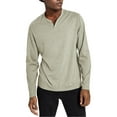 thumbnail image 1 of INC Mens Slub Split Neck T-Shirt, 1 of 2