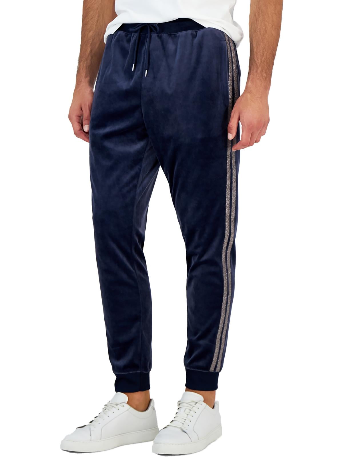 Mens velour joggers sale