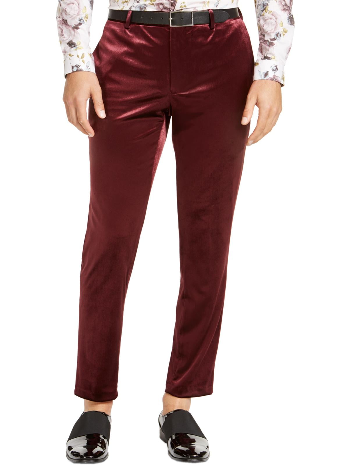 Buy MANGO Women Navy Regular Fit Solid Velvet Trousers - Trousers for Women  2278954 | Myntra