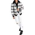 thumbnail image 1 of INC Mens loki Fleece Collar Short Bomber Jacket, 1 of 2