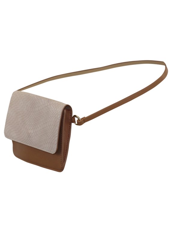 | Smooth Python-Embossed Belt | Pink