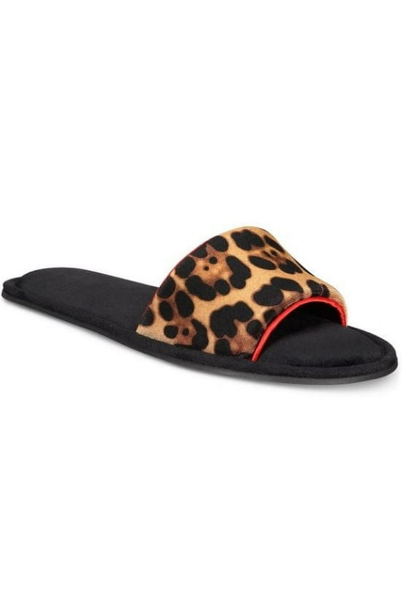 Velvet Printed Slide Slippers Size 9.5