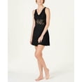 thumbnail image 1 of INC Women Black Ultra Soft Lace Knit Chemise Nightgown Sleepwear Size S, 1 of 2