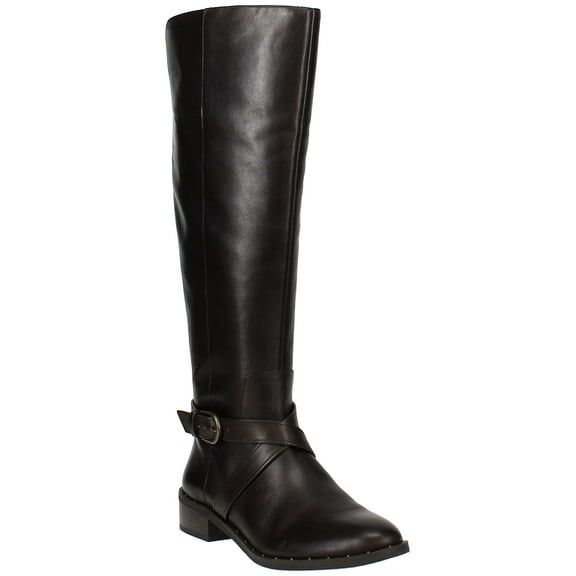 INC Women's Fadora Wide Calf Riding Boots Black Size 8.5 WC