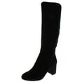 thumbnail image 1 of INC Women's Radella Suede Tall Knee-High Boots Black 12 Medium (B,M), Riding Boot, 1 of 4