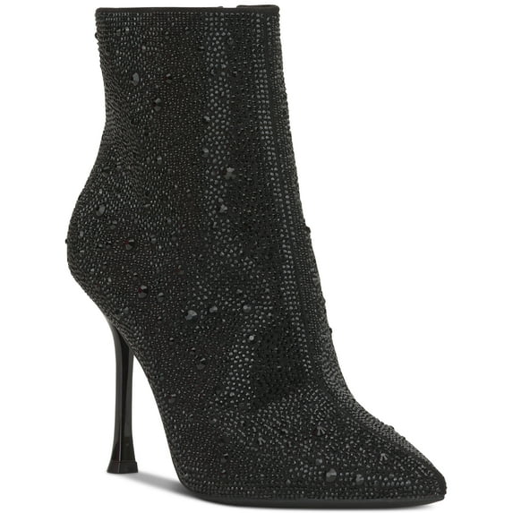 INC Women's Rakima Dress Boots, Black Bling, 6.5