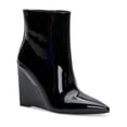 thumbnail image 1 of INC Womens Azah Patent Pointed Toe Ankle Boots, 1 of 3