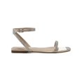 thumbnail image 1 of INC Womens Beige Adjustable Ankle Strap Rhinestone Persida Square Toe Slip On Sandals 8 M, 1 of 4