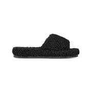 INC Women Black Comfort Dinnaa Open Toe Platform Slip On Slippers 7 M