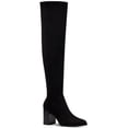 thumbnail image 1 of INC Womens Black Cushioned Windee Almond Toe Block Heel Zip-Up Heeled Boots 8 M, 1 of 3