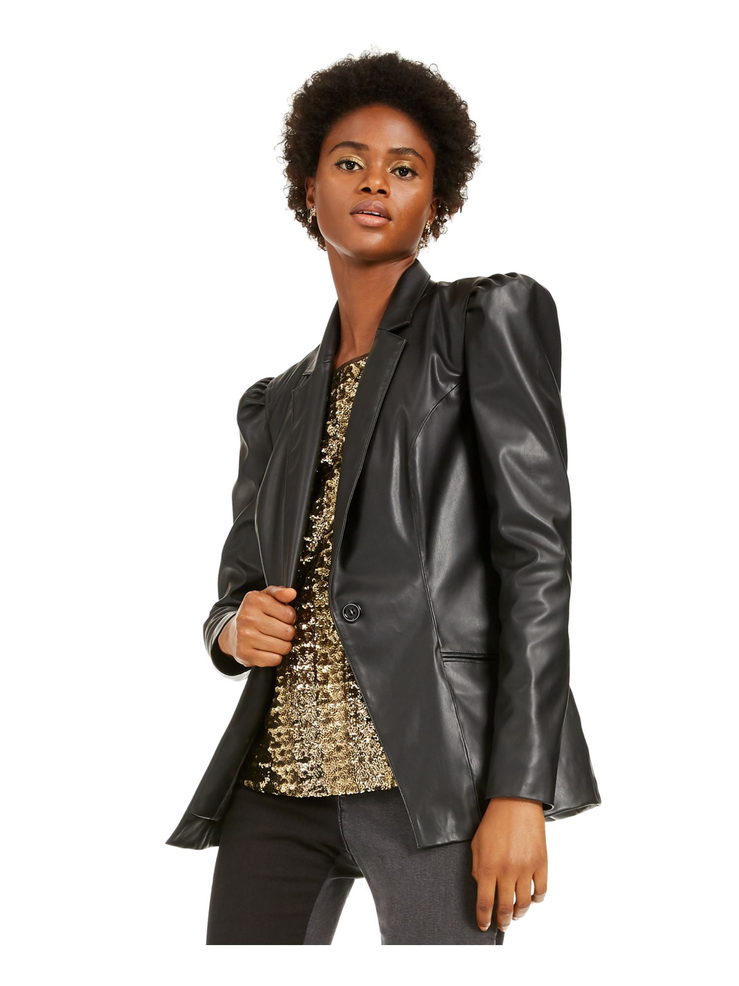 Inc faux store leather jacket