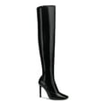 thumbnail image 1 of INC Womens Black Flexible Sole Cushioned Keenah Square Toe Stiletto Zip-Up Dress Boots Shoes 9.5 M, 1 of 4