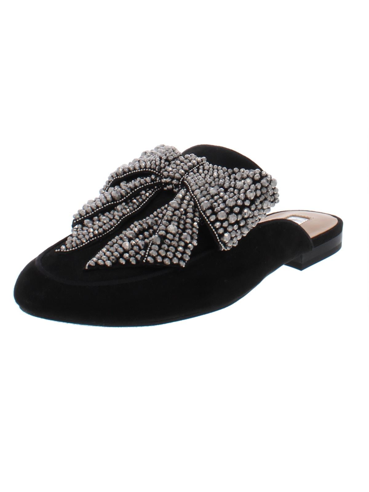 Black Rhinestone Rope Open Toe Mules – Munroe Shoetique