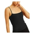 thumbnail image 1 of INC Womens Black Ribbed Spaghetti Strap Square Neck Tank Top Size: M, 1 of 1