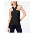 thumbnail image 1 of INC Womens Black Twisted Halter Top Size: PM, 1 of 2