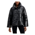 thumbnail image 1 of INC Womens Black Zippered Pocketed Puffer Jacket Size: XL, 1 of 2