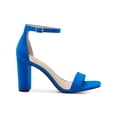 thumbnail image 1 of INC Womens Blue Scale Comfort Adjustable Strap Cushioned Lexini Square Toe Block Heel Buckle Dress Sandals Shoes 6.5 M, 1 of 4