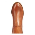 thumbnail image 1 of INC Womens Brown Comfort Studded Karmenn Round Toe Block Heel Zip-Up Leather Riding Boot 7.5, 1 of 4