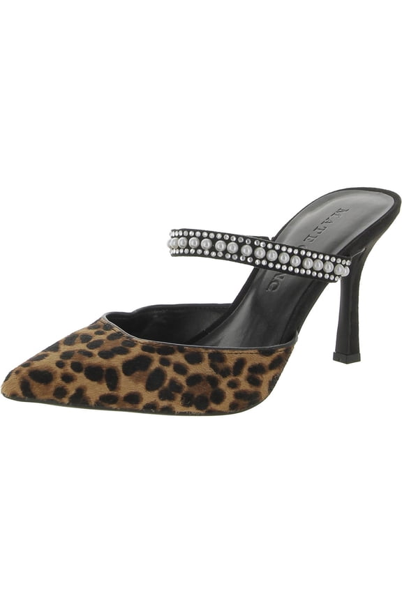 Womens Cindy Embellished Slip-on Mules